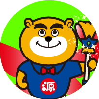 まゆげ・おなか・蝶ネクタイ