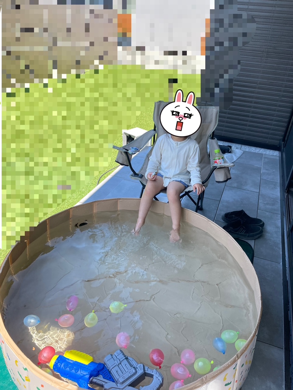 暑い夏を楽しんでいます。